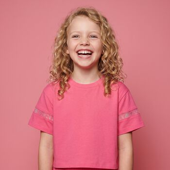 Girls Pink Logo T-Shirt