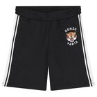 Black Tiger Logo Shorts, 1, hi-res