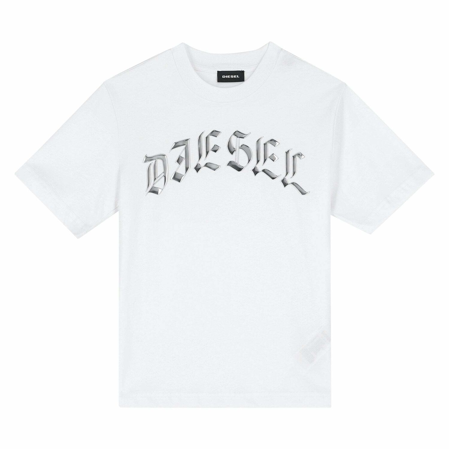 White & Silver Logo T-Shirt, 2, hi-res image number null