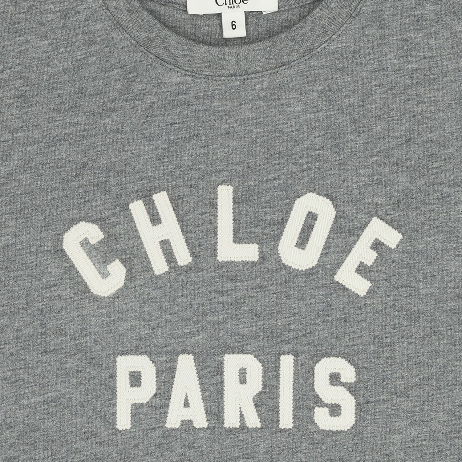 Girls Grey Logo T-Shirt, 1, hi-res