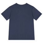 Boys Navy Blue T-Shirt, 1, hi-res