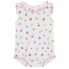 Baby Girls White Tropical Dreams Romper, 1, hi-res