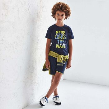 Boys Navy Blue Shorts