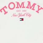 Girls White Logo T-Shirt, 1, hi-res