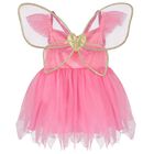 Girls Pink Fairy Costume, 1, hi-res
