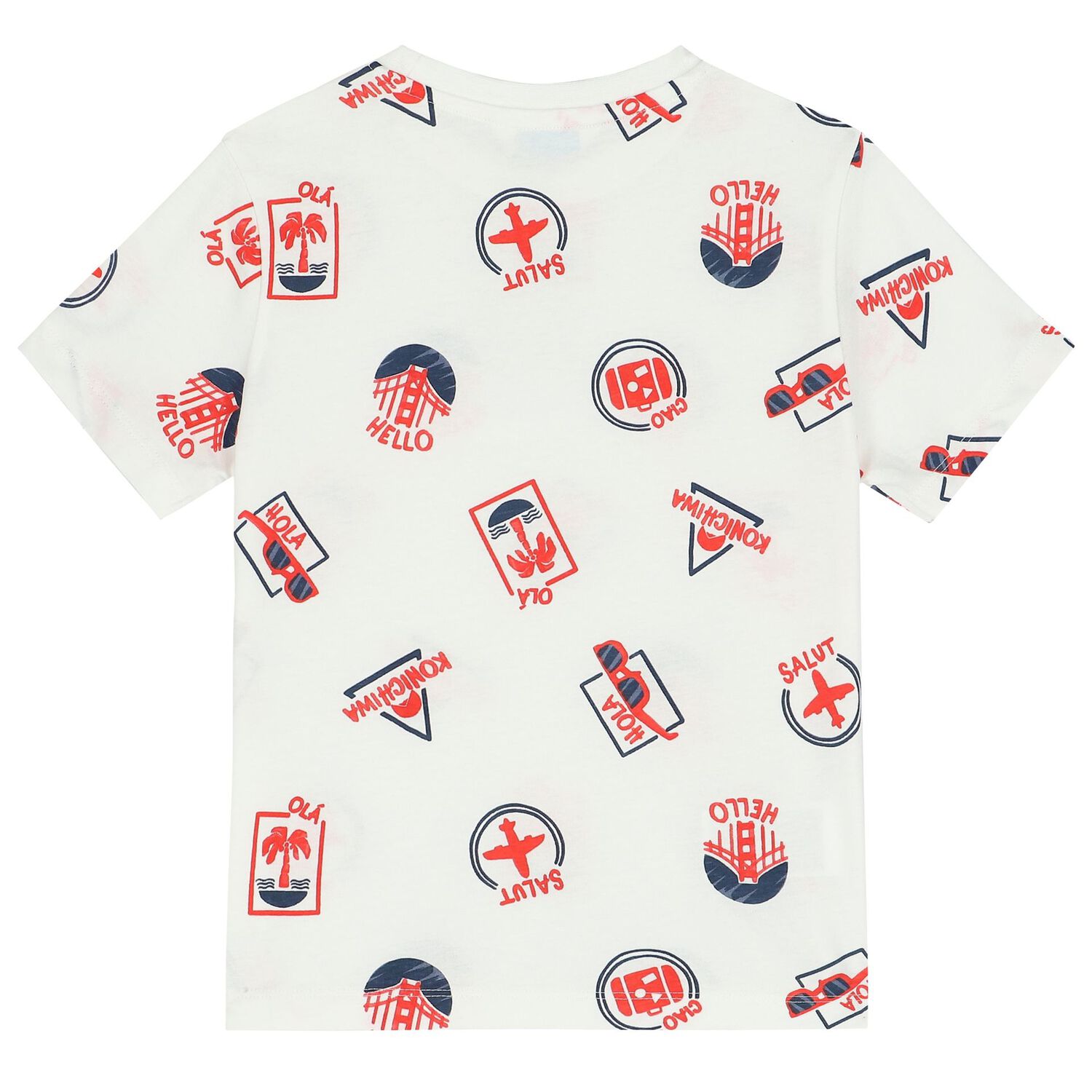 Boys White & Blue T-Shirts ( 2-Pack ), 1, hi-res image number null