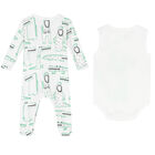 White & Green Babygrow & Bodysuit Gift Set&Atilde;&sbquo;&Acirc;&nbsp;, 1, hi-res