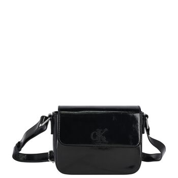 Girls Black Leather Handbag