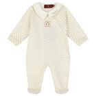 Ivory Logo Babygrow, 1, hi-res