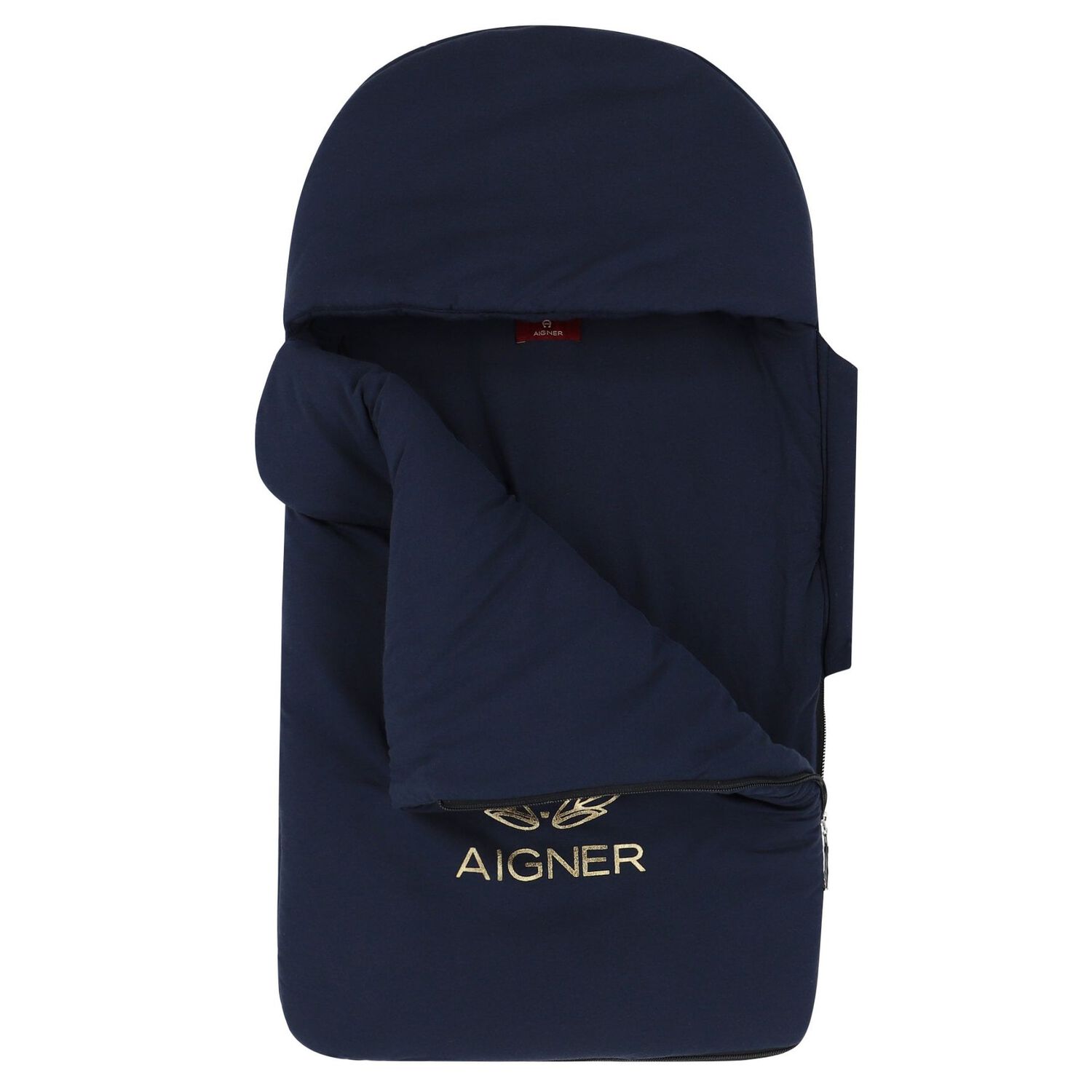 Baby Boys Navy & Gold Logo Baby Nest, 2, hi-res image number null