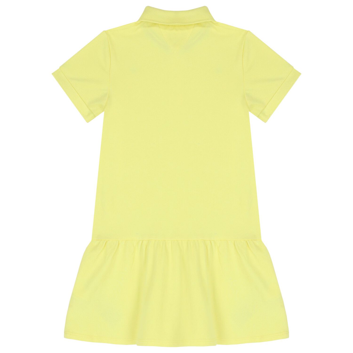 Girls Yellow Logo Polo Dress, 5, hi-res image number null
