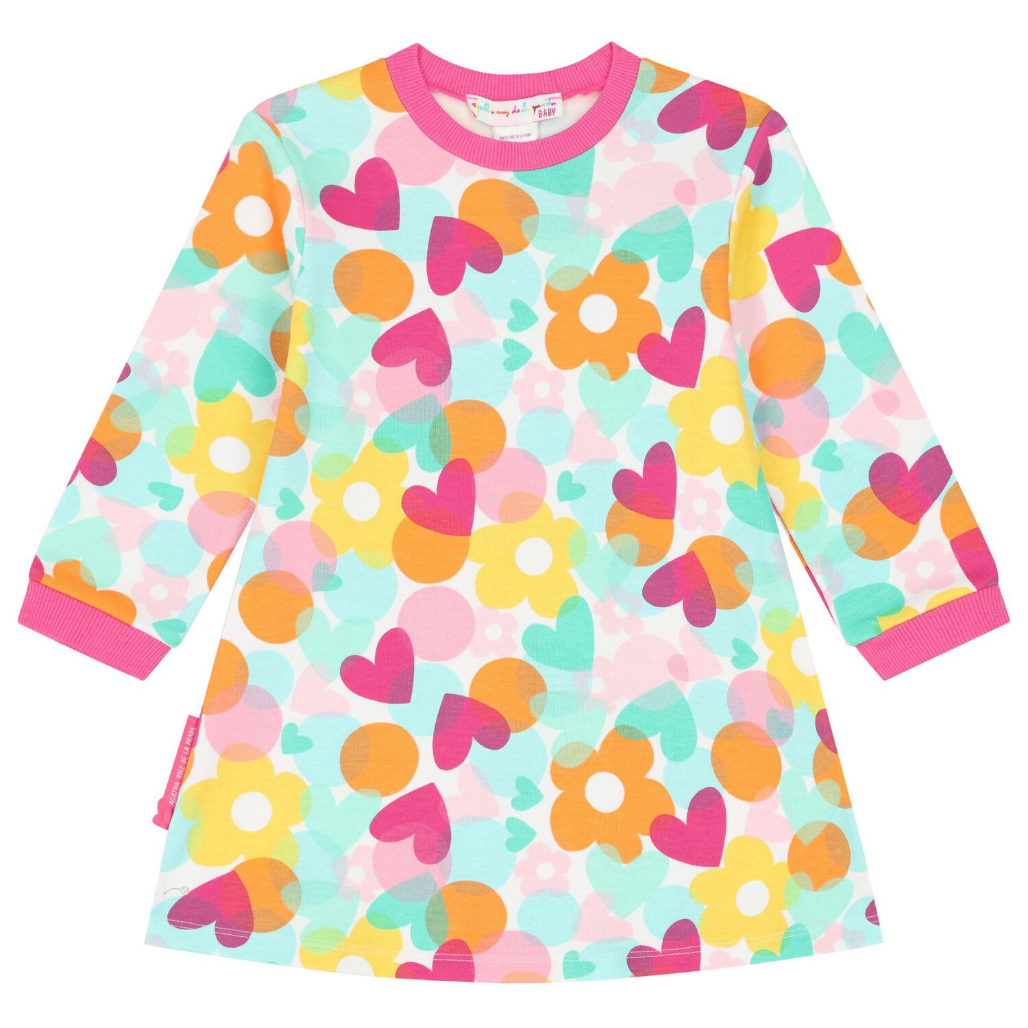 Girls Multi-Coloured Dress Set, 1, hi-res