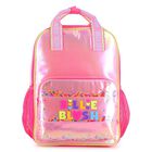Girls Pink Logo Backpack ( 35cm ), 1, hi-res