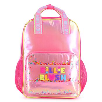 Girls Pink Logo Backpack ( 35cm )