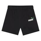 Younger Boys White & Black Logo Shorts Set, 5, hi-res