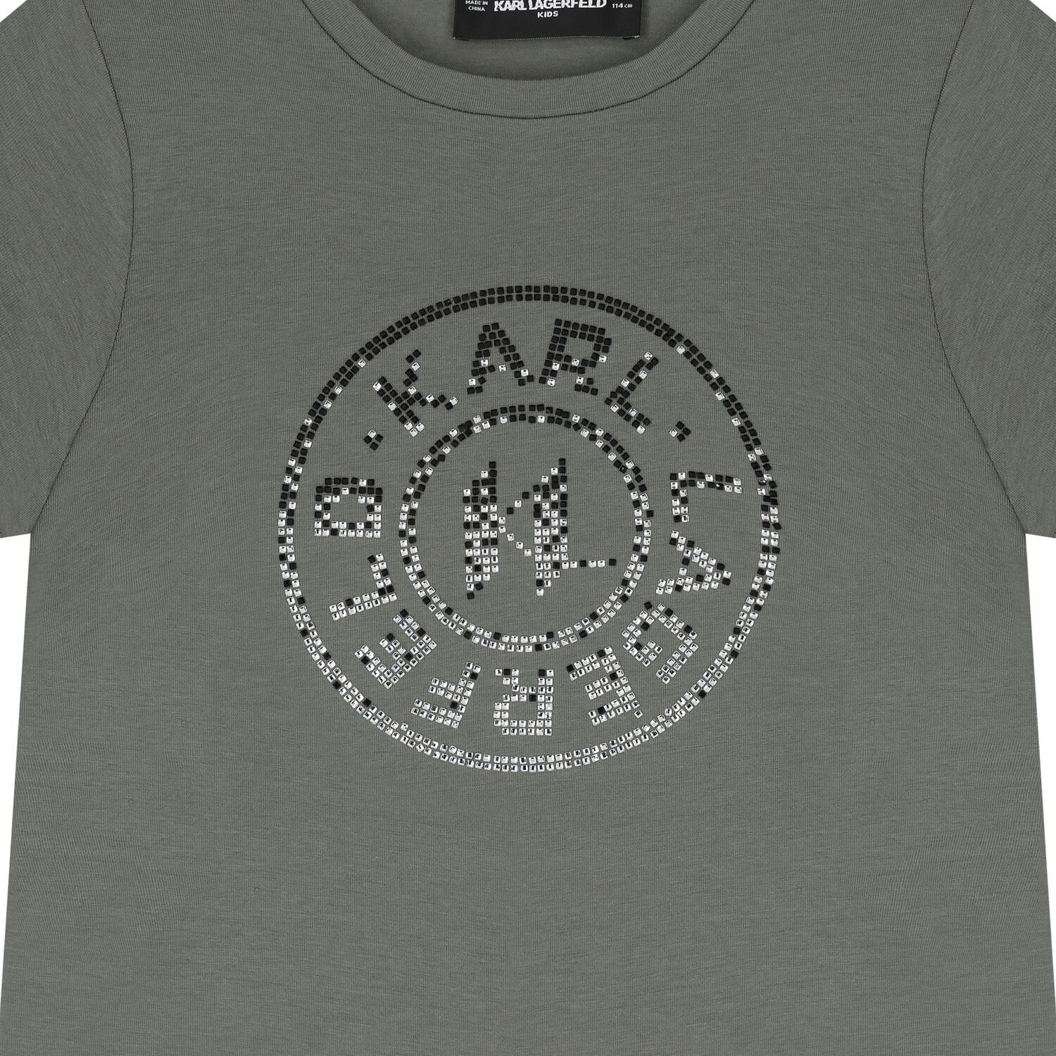 Girls Green Logo T-Shirt, 1, hi-res