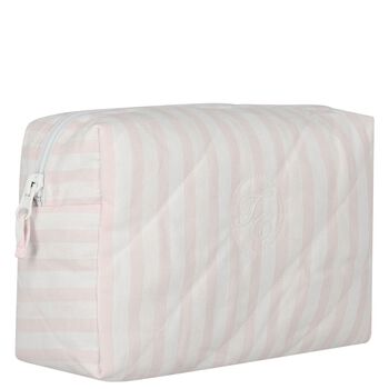 Baby Girls White & Pink Wash Bag
