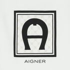 Boys White Logo T-Shirt, 1, hi-res