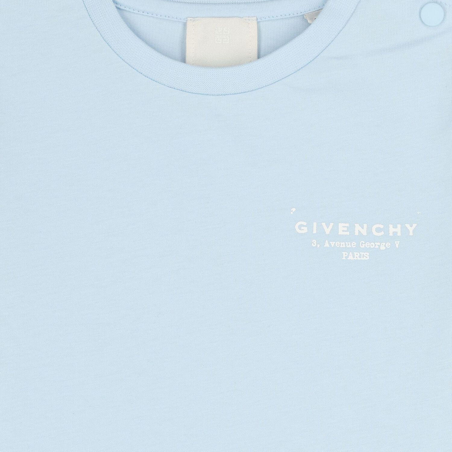 Younger Boys Blue Logo T-Shirt, 1, hi-res