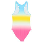 Girls Multi-Colored Logo Swimsuit, 1, hi-res