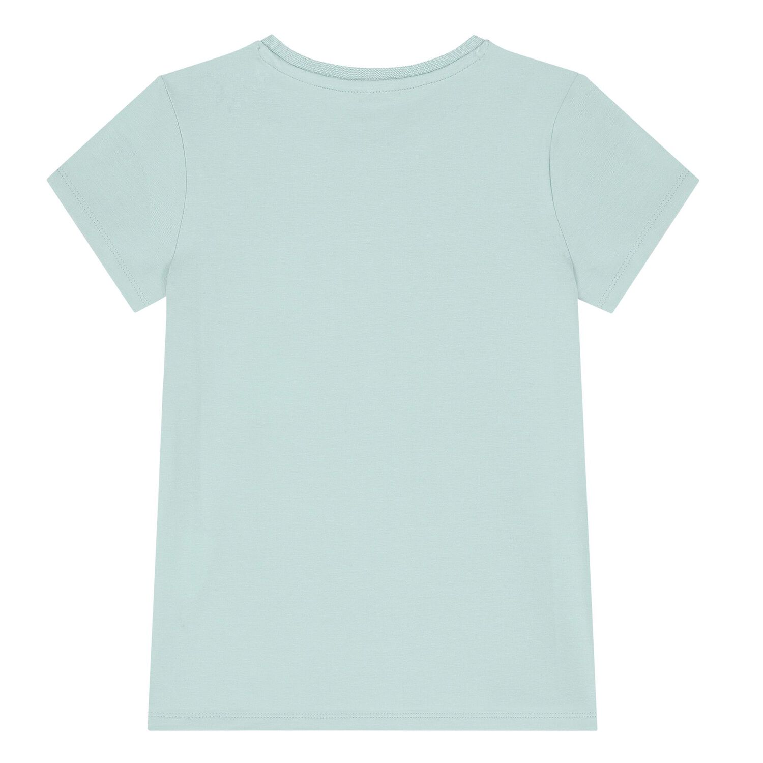 Girls Green Embellished Logo T-Shirt, 1, hi-res
