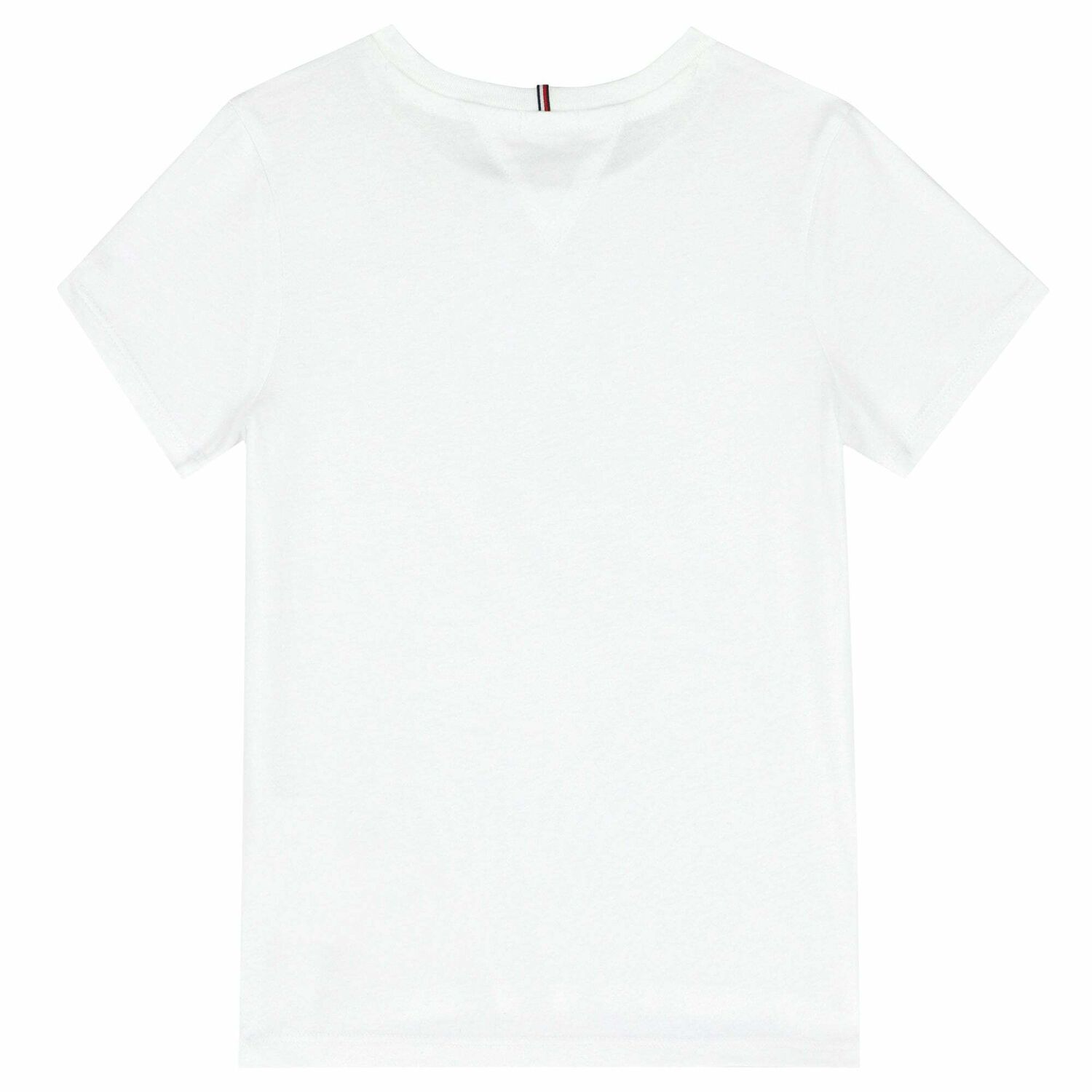 Girls White Holographic Logo T-Shirt, 2, hi-res
