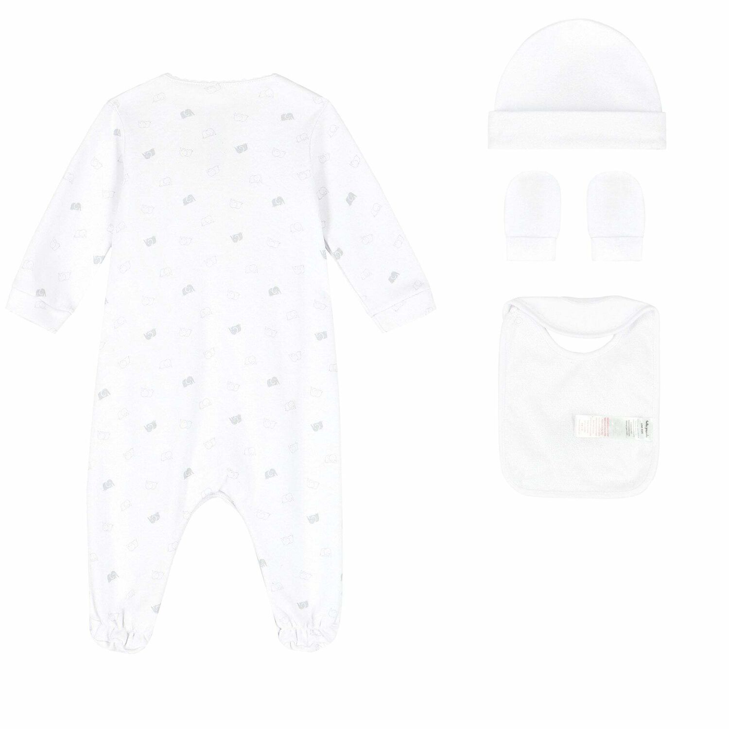 White Logo 5 Piece Set, 1, hi-res