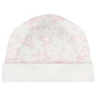 Baby Girls White & Pink Toile de Jouy Babygrow Gift Set, 1, hi-res