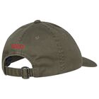Boys Green Polo Bear Cap, 1, hi-res