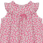 Baby Girls Pink Floral Dress, 1, hi-res