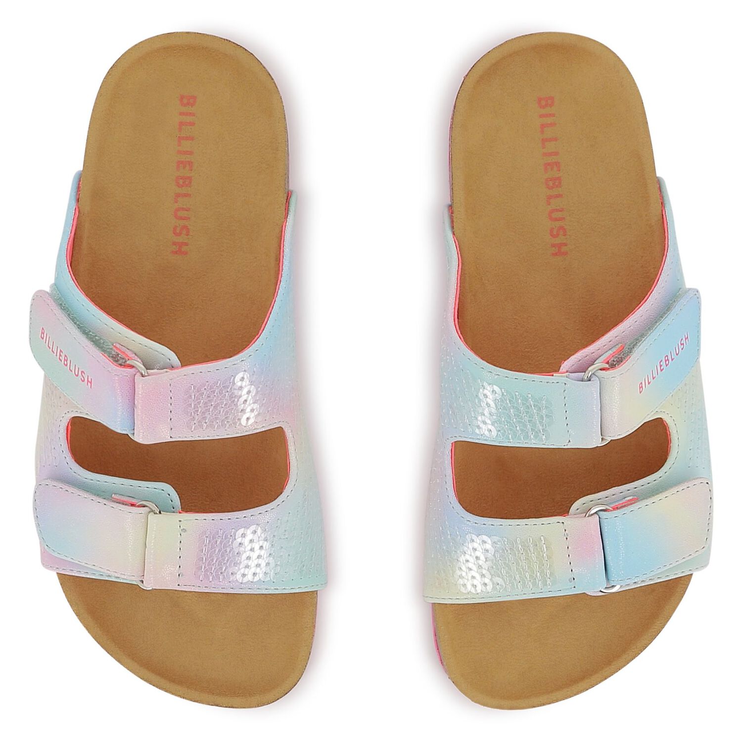 Girls Blue Embellished Sandals, 1, hi-res