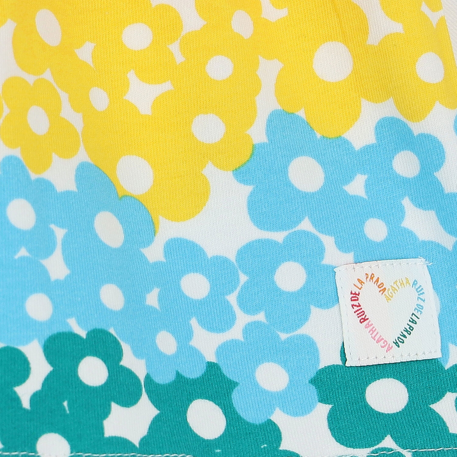 Younger Girls Multi-Colored Floral Dress, 1, hi-res