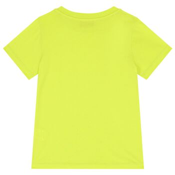 Boys Neon Yellow Logo T-Shirt