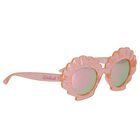 Girls Pink Shell Logo Sunglasses, 1, hi-res
