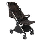 Brown & Black Logo Stroller, 1, hi-res