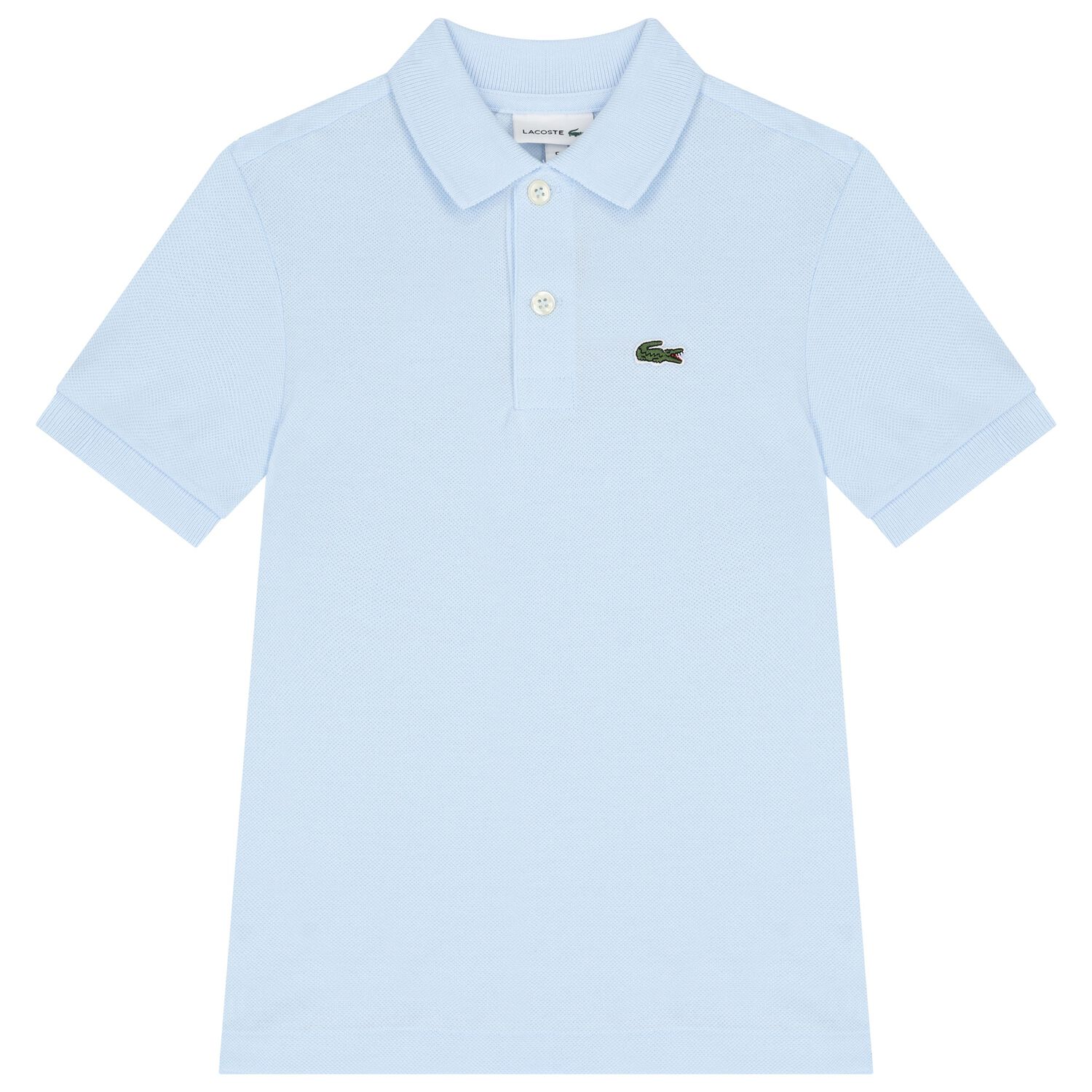 Boys Blue Logo Polo Shirt, 6, hi-res