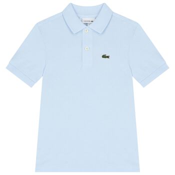 Boys Blue Logo Polo Shirt