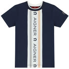 Boys Navy Logo T-Shirt, 1, hi-res