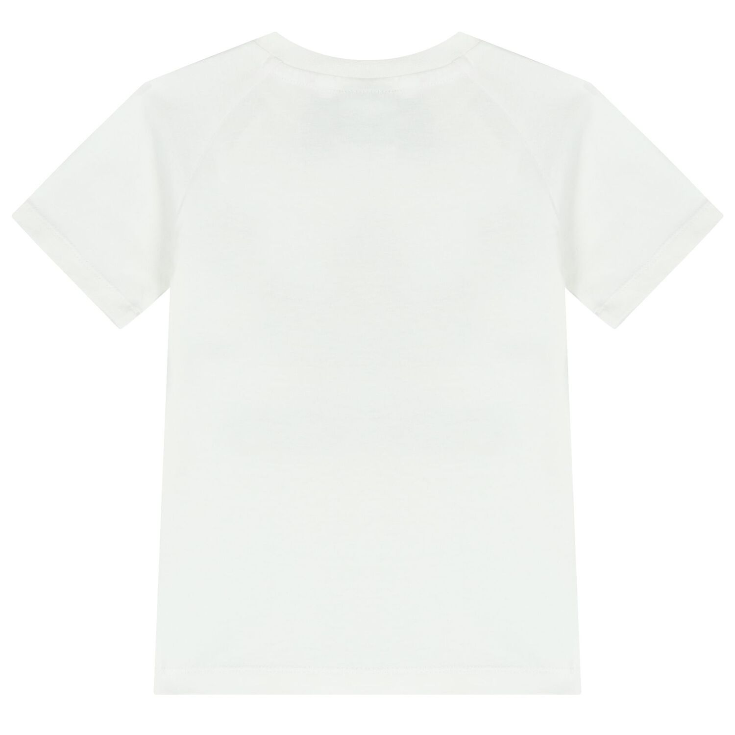 White & Green Trefoil Logo Shorts Set, 1, hi-res