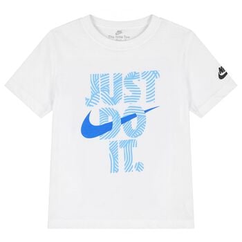 Boys White Logo T-Shirt
