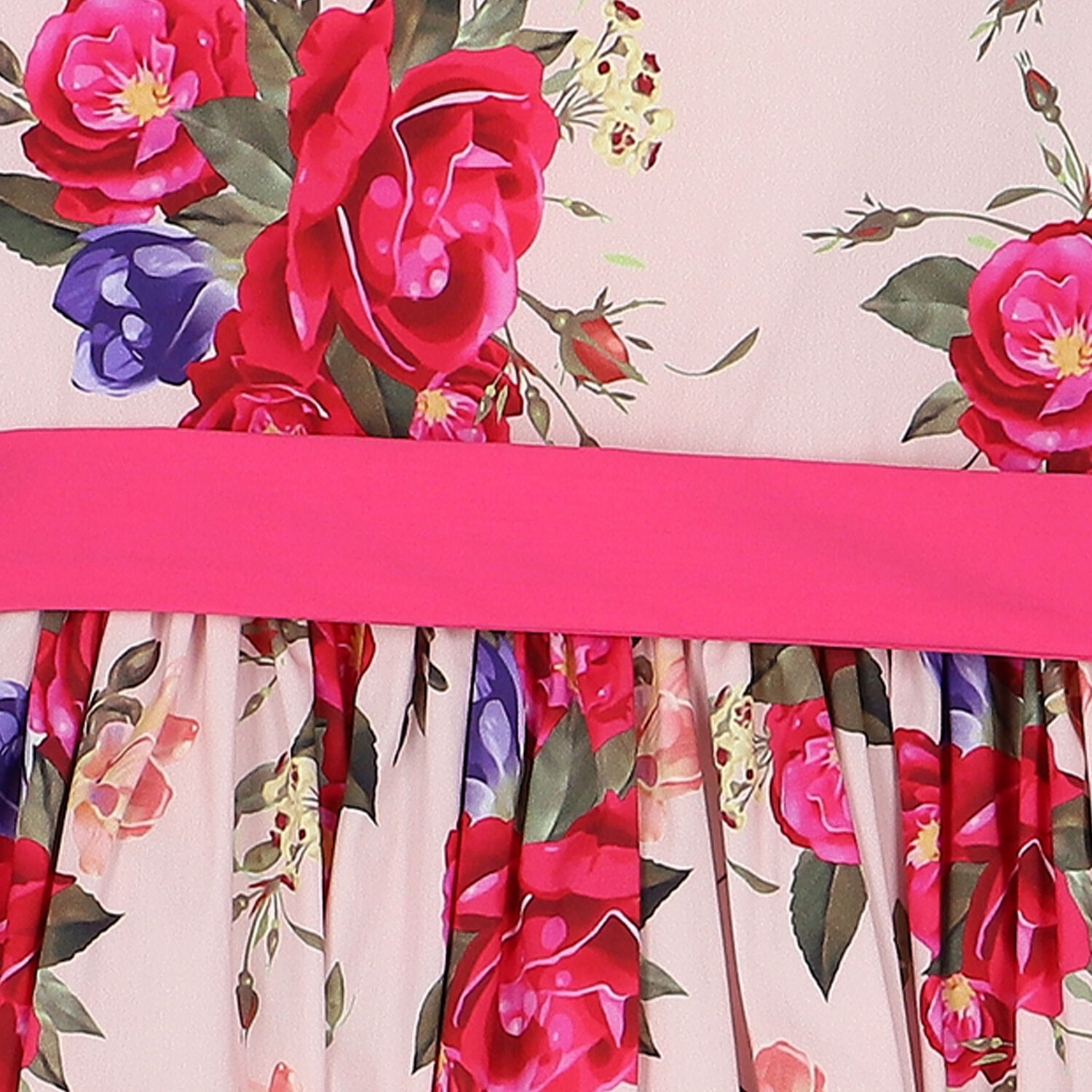 Girls Pink Floral Dress, 1, hi-res image number null