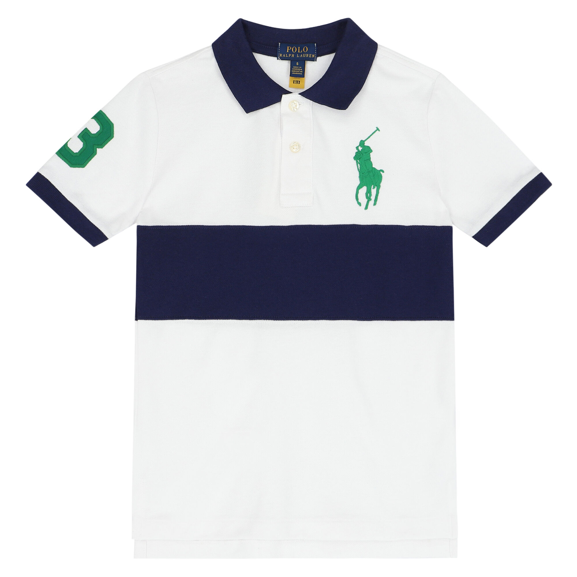 Boys white ralph lauren shirt sales