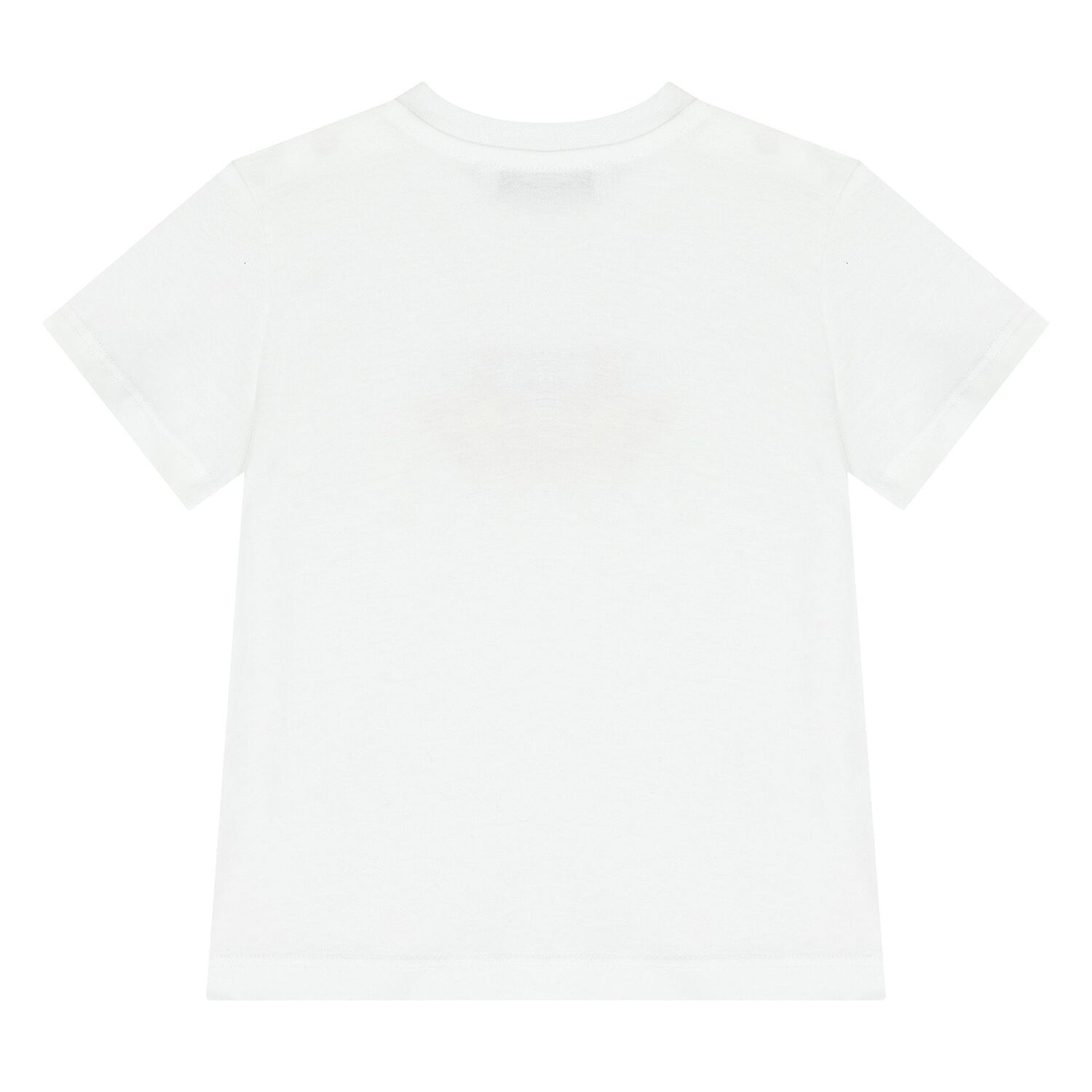 Younger Boys White & Black Logo Shorts Set, 1, hi-res