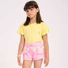 Girls Pink Sequin Shorts, 1, hi-res