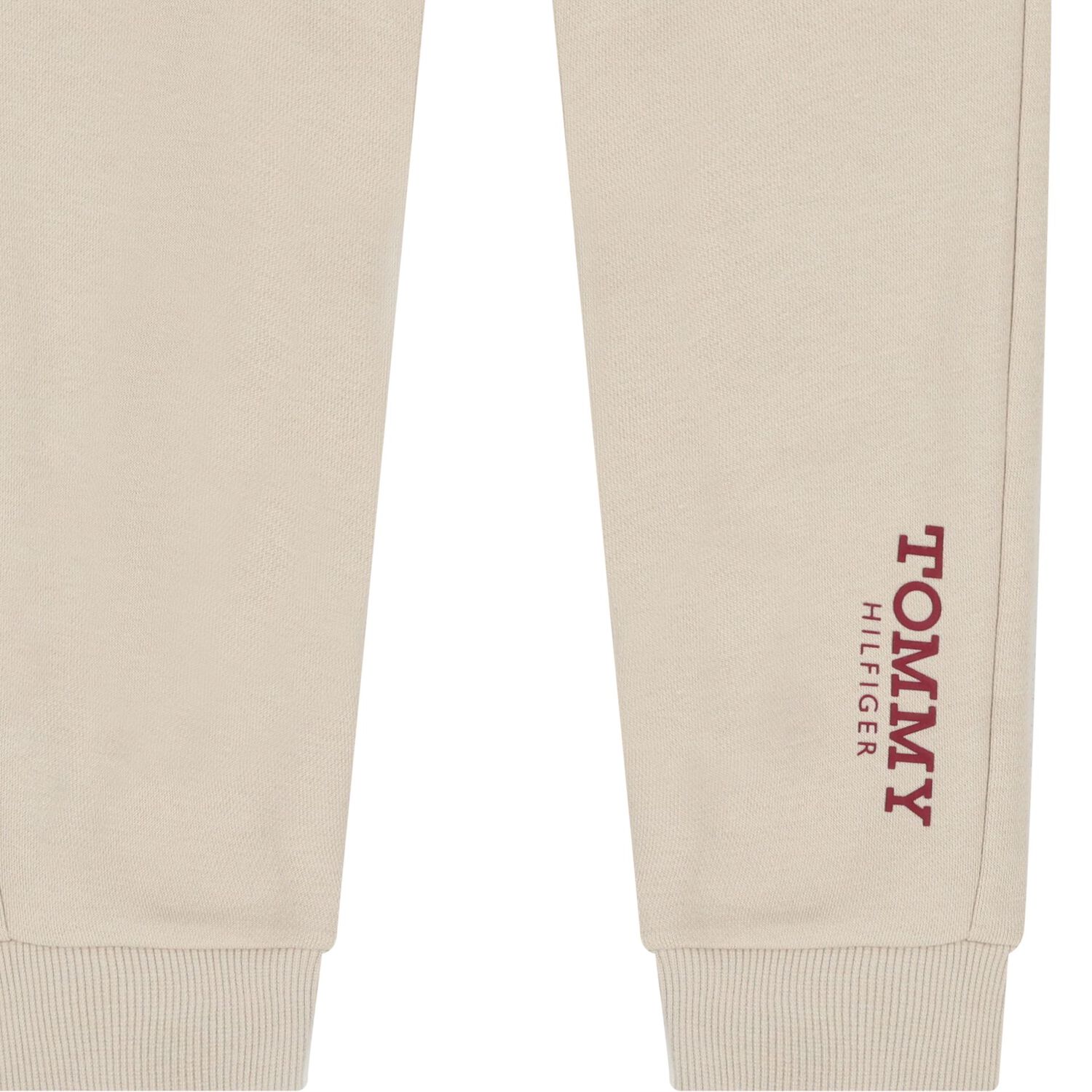 Boys Beige Logo Joggers, 1, hi-res