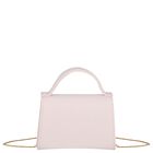 Girls Pink Crepe Handbag, 1, hi-res