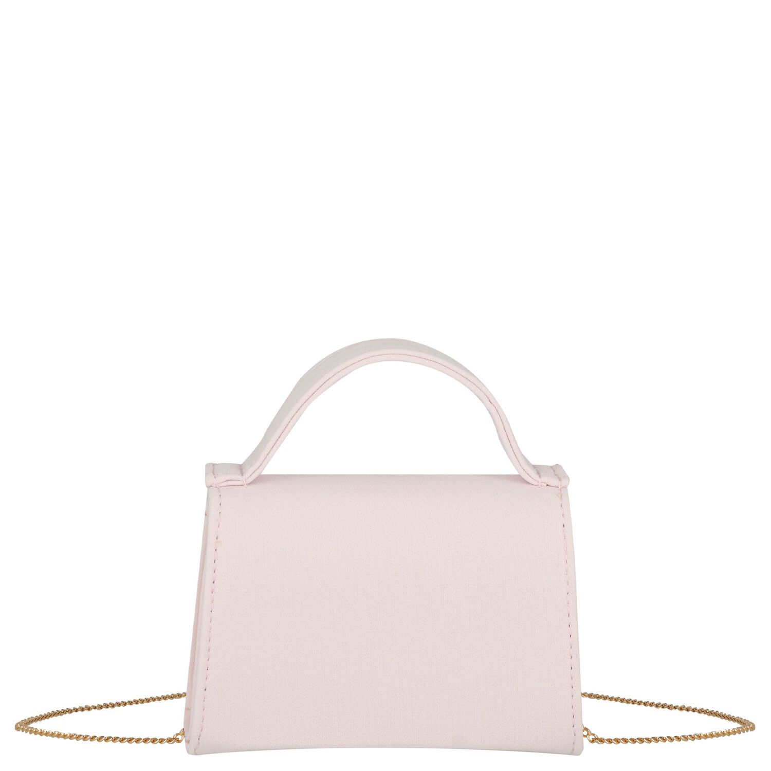 Girls Pink Crepe Handbag, 1, hi-res