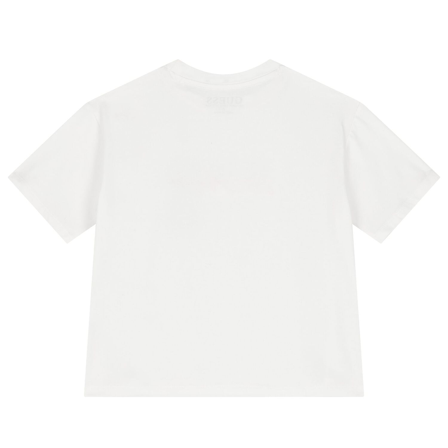 Girls White Embellished Logo T-Shirt, 1, hi-res image number null