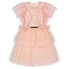 Girls Pink Dress, 1, hi-res