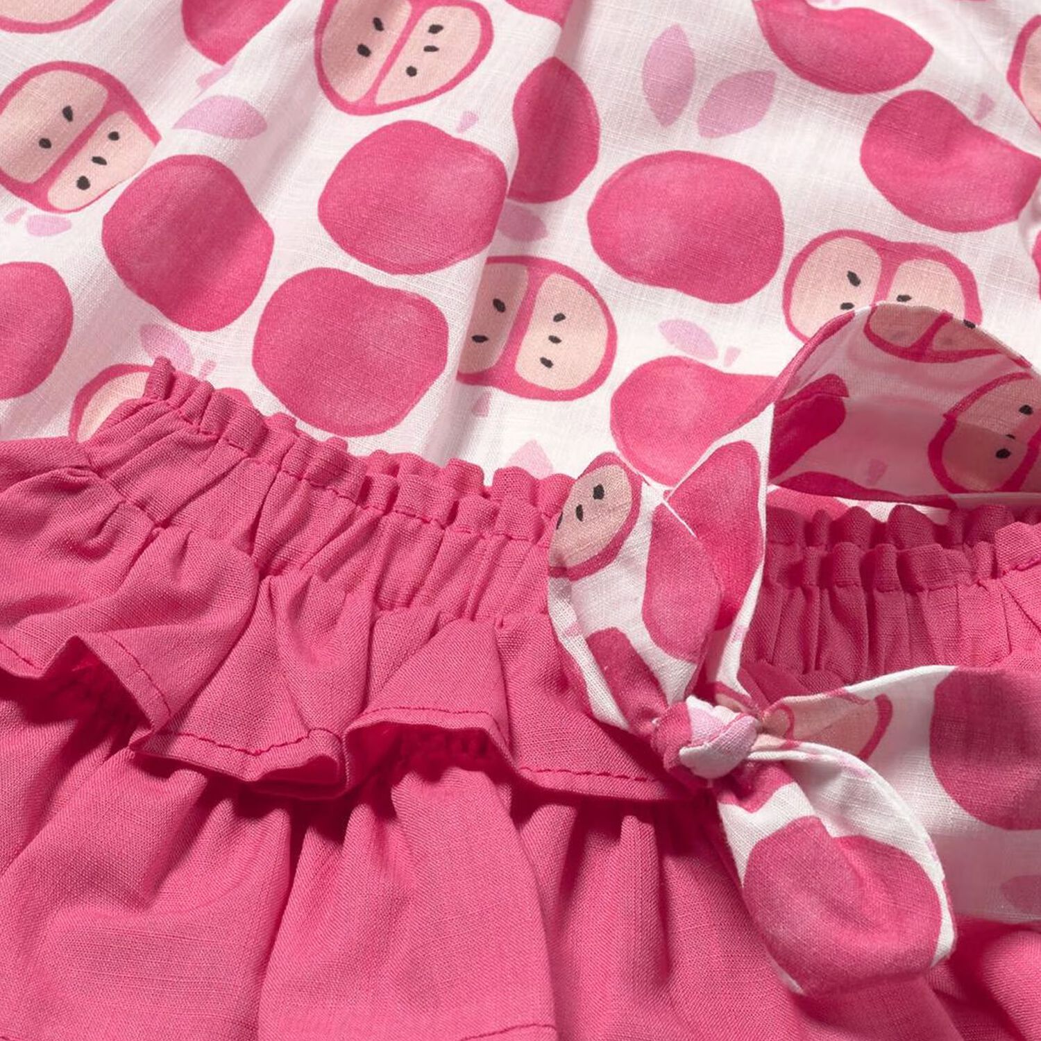 Baby Girls Pink Cotton Jersey Shorts & Headband Set, 1, hi-res image number null